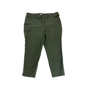 Loft Plus Women's Olive Green Marissa The Riviera Pant - 16
